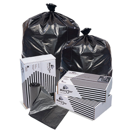 12-16 Gallon High Density Can Liners - 6 Micron - 1000/case