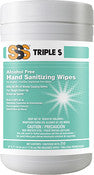 SSS 21107 Hand Sanitizer Wipes, 7"x6", 6/210 CT