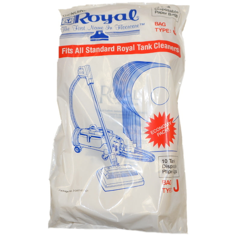 Royal Genuine Type J Standard Filtration Bags 10pk, 3041147001