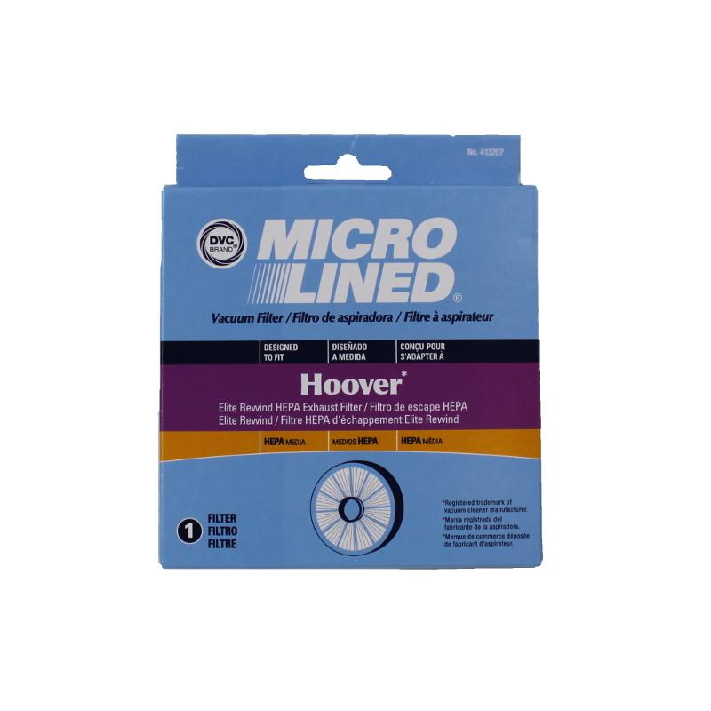 Hoover Replacement Elite Rewind Exhaust HEPA Filter, 1pk