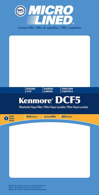 Kenmore Replacement DCF-5 Filter, 1pk