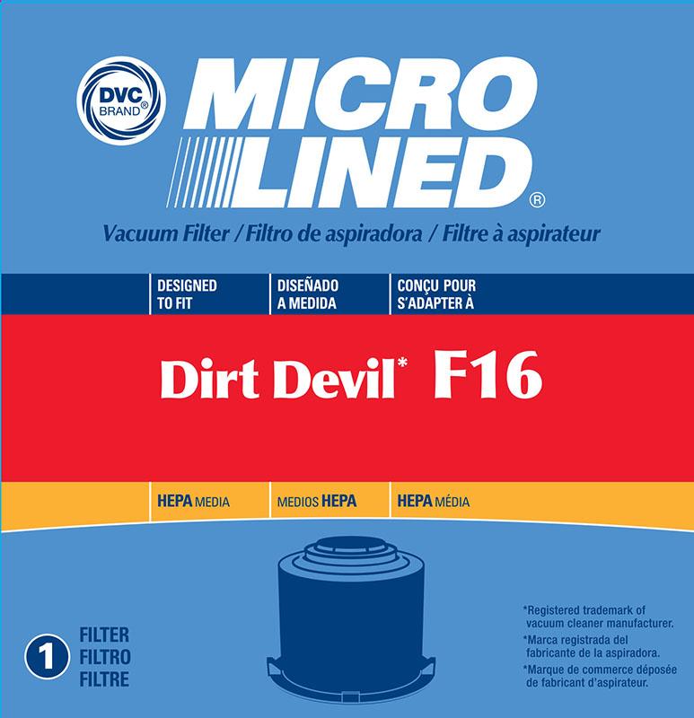 Dirt Devil Replacement F45 HEPA Filter, 1pk