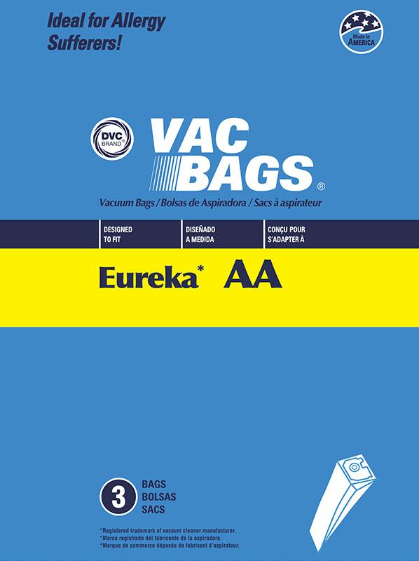 Eureka Replacement Type AA Paper Vacuum Bags Bag, 3pk