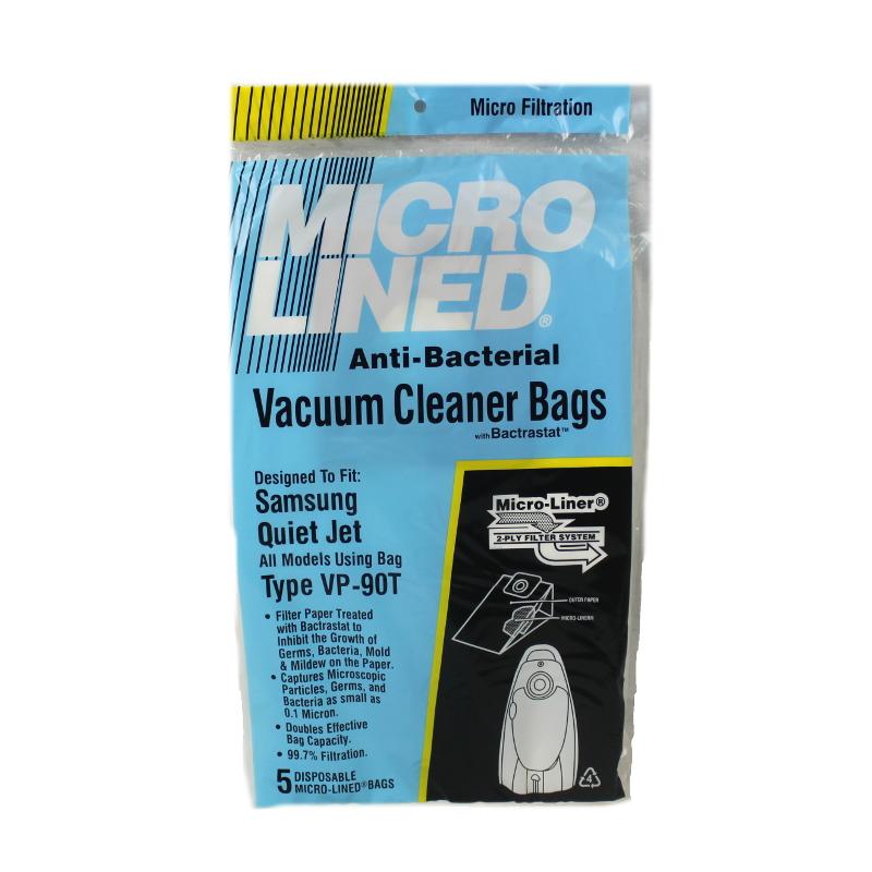 Samsung Replacement Type VP90 QUITEJET Microlined Vacuum Bags, 5pk