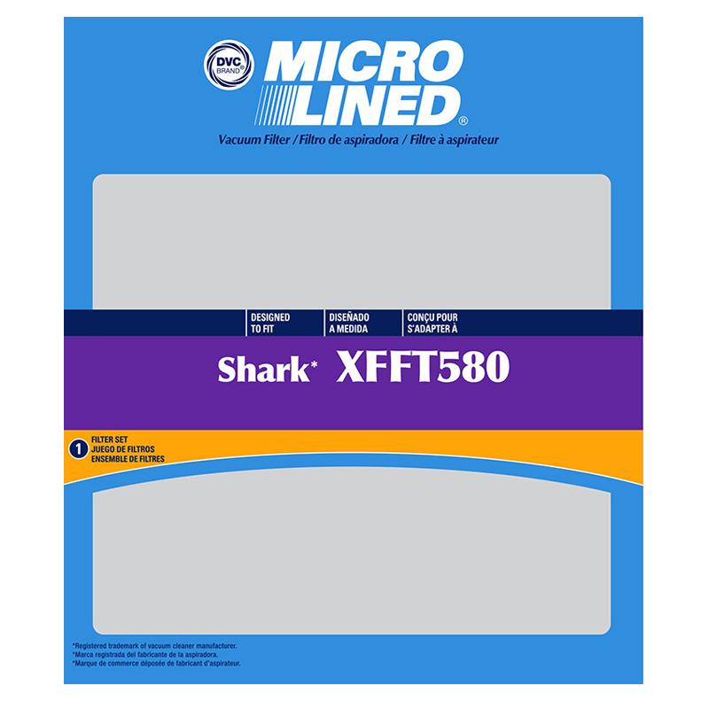 Shark Replacement XFFT580 Foam & Felt Filter Set