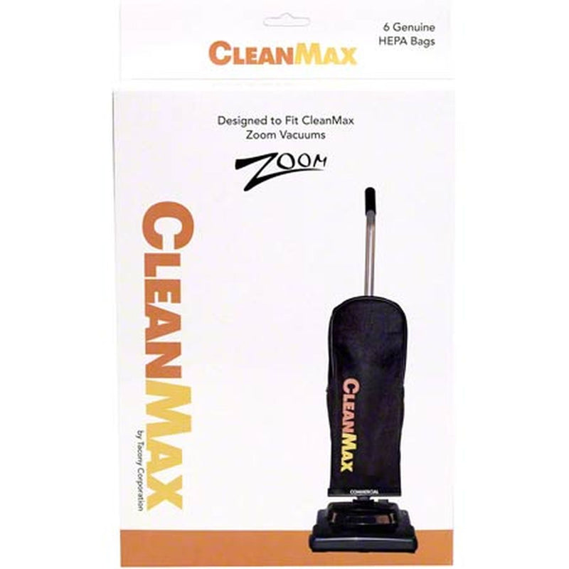 CleanMax HEPA Media Bags for Zoom 200 Series Uprights, 6pk