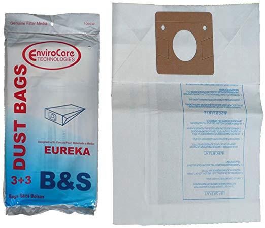 Eureka Replacement Style B&S Standard Filtration Bag, 3pk (EVC106SW)