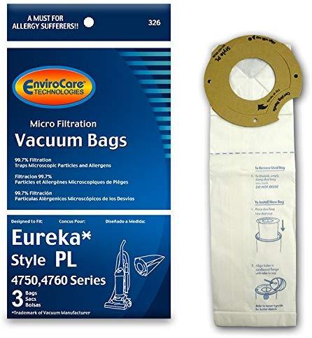 Eureka Replacement Style PL Micro Filtration Bag, 3pk (EVC326)