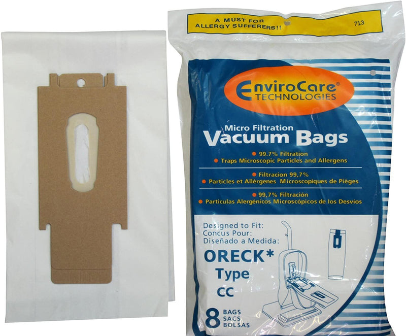 Oreck Replacement Style CC Micro Filtration Bags, 6pk (EVC713)