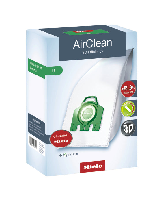 Miele AirClean 3D Efficiency Filter Bags U