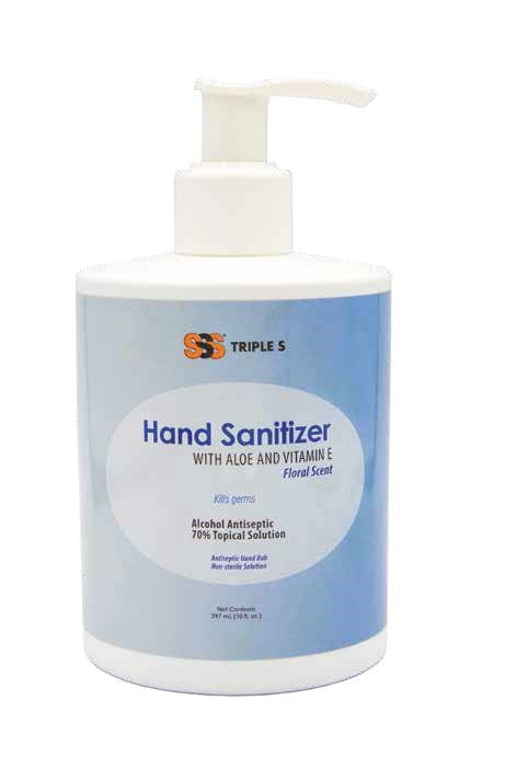 Hand Sanitizer with Aloe & Vitamin E, 8.4 oz Pump